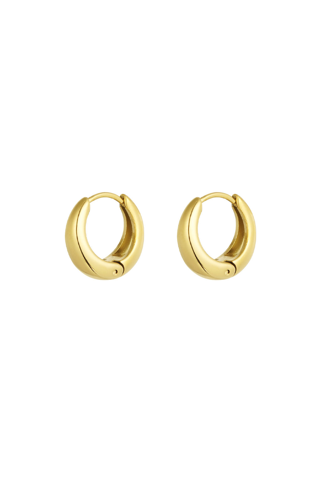 medium basic hoop oorbellen