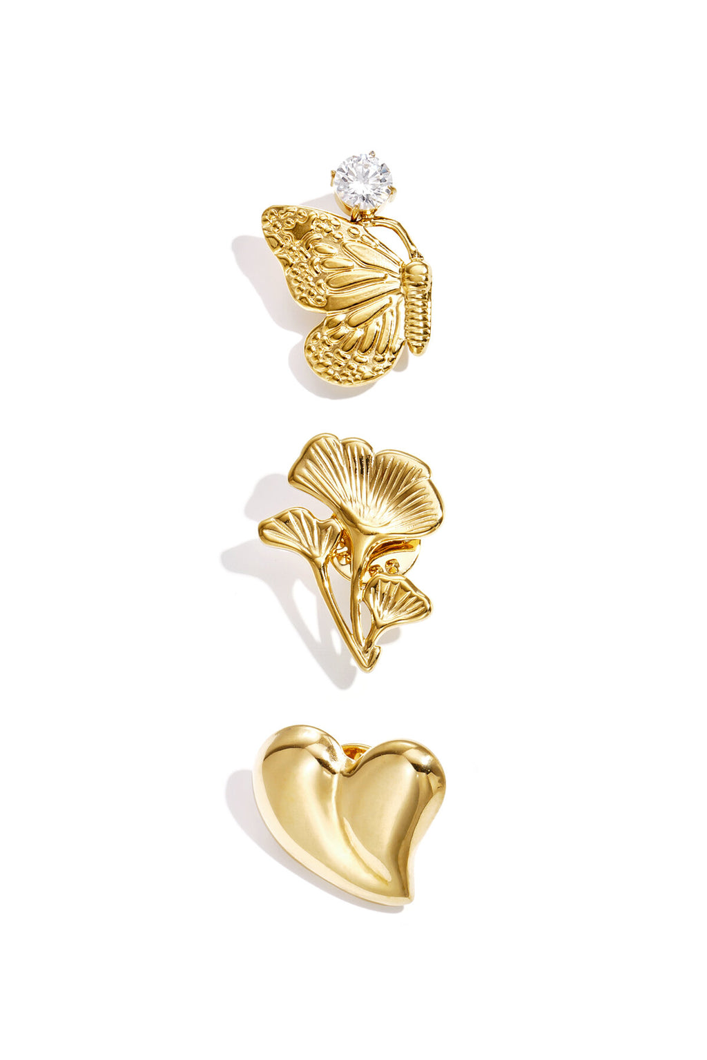 Stainless Steel Brooches Butterfly Simple Daily Simple Series Women's jewelry