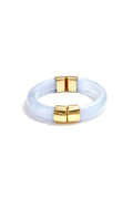 Chunky bangle met gouden details